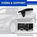 4Pcs Front Headlight & Bumper Bracket Mount Support Retainer Kit Compatible with Honda Accord 2008-2012 71140TA0A00, 71190TA0A00 Left & Right Side