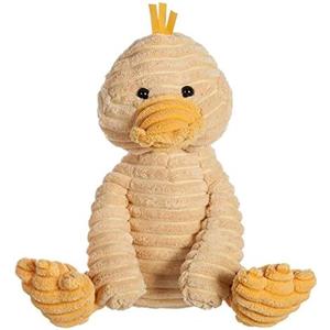 Apricot Lamb Toys Plush Corduroy Duck Stuffed Animal Soft Cuddly Perfect for Child (Corduroy Duck, 9 Inches)
