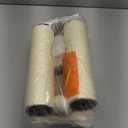 MECOOL Cat Scratching Post Premium Basics Kitten Scratcher Sisal Scratch Posts with Hanging Ball 22in for Kittens or Smaller Cats (22 inches for Kitten, Beige)