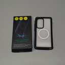 Magnetic Privacy Case for Samsung Galaxy S24 Ultra, Military Grade Protection, Fit for MagSafe, Anti Peep Privacy Screen Protector Soft Edge Full Camera Lens Protected Shockproof Anti Spy Phone Case (Black)