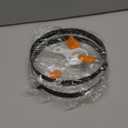 3.5" Egg Rings 6“ Pancake Mold with Silicone Handle, Round Mold for English Muffins - Griddle Cooking Shaper for Indoor Camping Breakfast Sandwiches w/ Silicone Oil Brush set of 6 (4pcs 3.5"+2pcs 6")