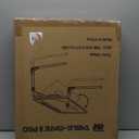 Table-Mate TV Tray Table | Portable Desk Folding Dinner Tray, Couch Table Trays for Eating Snack Food, Portable Laptop Desk, Bed Trays for Eating | Adjustable TV Trays with 3 Angles and Cup Holder (15"D x 21"W x 29"H, Black)