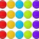 Pack of 20 Tennis Balls for Dogs 2.5 Inch PET Dog Ball for Large, Medium and Small Dogs Colored Interactive Puppy Tennis Doggy Toy with Bag Training Play Exercise, 5 Colors