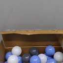 Baby Ball Pit for Toddler with 50 Balls, Kids Pop Up Play Tent for Girls, Princess Toys Gifts for Children Indoor & Outdoor Playhouse (Celadon: Gray/White/Babyblue, 109x90cm/50 Balls)