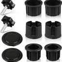 10pcs Umbrella Stand Parts Replacement, Hole Ring Plug Cover Umbrella Stand Parts Connector Umbrella Base Accessories for Outside Stand Base Stabilizer Sleeve Patio Table Balcony Decks