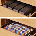 ABC life 26 Pockets Accordion File Organizer, Expanding File Folders, Portable Monthly Bill Receipt Organizer with Colorful A-Z Tabs, Desktop Folders Letter A4 Paper Document Storage for Home Office