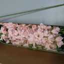 8 pcs Pink Delphinium Artificial Flowers, 34.25''Artificial Snapdragon Flowers Tall Fake Flowers Silk Flowers Faux Delphinium Bulk for Tall Vase Home Wedding Garden Table Decor (Pink)