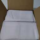 sancua 6 Pack White Tablecloth 60 x 120 Inch, Rectangle Table Cloth for 8 Feet Tables - Stain and Wrinkle Resistant Washable Polyester Table Cover for Dining Tables, Buffet Parties and Camping