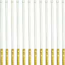 23.5 Inch Extra Long Large Kabob Skewers,12pcs Flat Wide Stainless Steel BBQ Skewer,Reusable Barbecue Stick for Grilling,Metal Heavy Duty Thick Kebab with Wooden Handle with Bag.