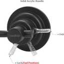 Sneatup Suction Cup Extendable 17-29" Stainless Steel Towel Bar (Matte Black)