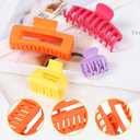 Hair Claws 16 Pcs Hair Clips for Women Thin Thick Curly Hair Large and Small Matte Banana Clips Strong Hold Nonslip
