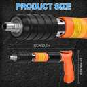Concrete Nail Gun Kit with 120pcs Nails,5 Speed Adjustable Manual Steel Nail Gun, Mini Portable Nail Wall Shooting Machine Fastening Tool,Wall Anchor Wire Slotting Device Household Woodworking