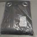 NICETOWN Room Darkening Draperies Curtains Panels, 2 Panels Grey W52 x L108