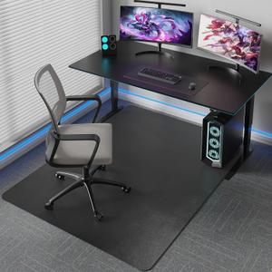 Tydle Office Chair Mat for Carpet, 36" x 48" Slip Resistant Chair Mat for Carpeted Floors, Heavy Duty Computer Under Desk Plastic Floor Mat with Grips, Carpeted Floor Protector for Home Office (Black) Tydle Office Chair Mat for Carpet, 36" x 48" Slip Resistant Chair Mat for Carpeted Floors, Heavy Duty Computer Under Desk Plastic Floor Mat with Grips, Carpeted Floor Protector for Home Office (Black)