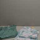 Ekouaer 2 Pack Womens Pajama Sets Short Sleeve Top with Shorts Soft Comfy Loungewear Sleepwear S-XXL (Tie Dye Light Green/Green)