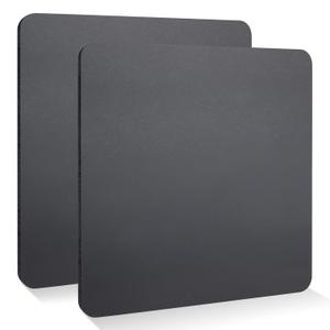 2 Pcs 8" x 8"x1/4" Steel Plate, A36 Square Steel Base Plate | 1/4 Inch Thick Hot Rolled Weldable Metal Plates for Structural Support and Industrial Use
