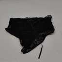 Avidlove Sexy Lingerie for Women High Waist Bra and Panty Set Strappy Babydoll Bodysuit (Size XX-Large, Black)