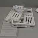 Dr. Brown's Baby Bottle Drying Tower, Stand-Up Countertop Drying Rack with Organized Storage for Baby Essentials, Space Saving Vertical Rack, Black/White