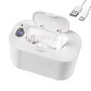 Baby Wipe Warmer and Baby Wet Wipes Dispenser, 5 Modes of Temperature Heating Control Portable Diaper Wipes Warmer for Newborn Baby, Baby Shower Gifts White