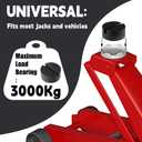 DEDC Universal Jack Stand Pad Adapter Pinch Weld Side Frame Rail Protector, 8 Packs