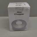 Electric Garlic Chopper, 350ML Glass Bowl Mini Food Processor, Portable Veggie Chopper Onion Garlic Grinder, Wireless Blender for Ginger, Chili, Fruit, Meat, etc