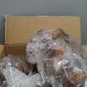 XKXKKE 24 Pcs Amber Plastic Glasses, Plastic Water Goblets for Parties, Stemmed Drinking Glasses for Wedding Reception, Grand Event Party Bar Supplies Reusable Drinking Cups