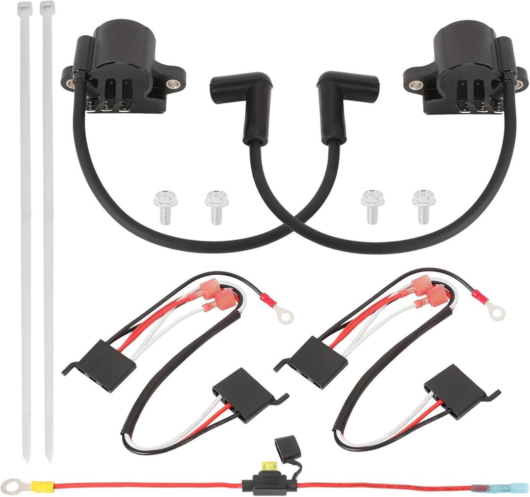 DSAI Ignition Coil for Kohler CH740 CH750 CV740 CV750 SV735 SV740 Twin Cylinder Engine, Replace 24-584-63-S 24-584-89-S 24-584-52-S 24-584-64-S 24-584-53-S 24-584-49-S, 2 Pack