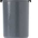 Manna Tote Insulated Stainless Steel Tumbler with Dual Lid Function - 32 Oz - Gray Leather