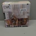 COOK WITH COLOR 18 Piece Mixing Bowls Set with Airtight Lids, Stainless Steel Bowl Organizers, Food Storage Containers, Meal Prep, Nesting Salad Bowls For Cooking, Baking, Kitchen Use, Copper