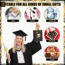 Motipuns 36 Pack Graduation Gift Bags with Handle, Congrats Grad Tags, Hot Stamping Class of 2026 Goodies Bags for High School College Congrats Grad Party Supplies