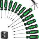 GURADESIGN 13 Pieces Magnetic Torx Screwdriver Set T5 -T40 Star Screwdrivers