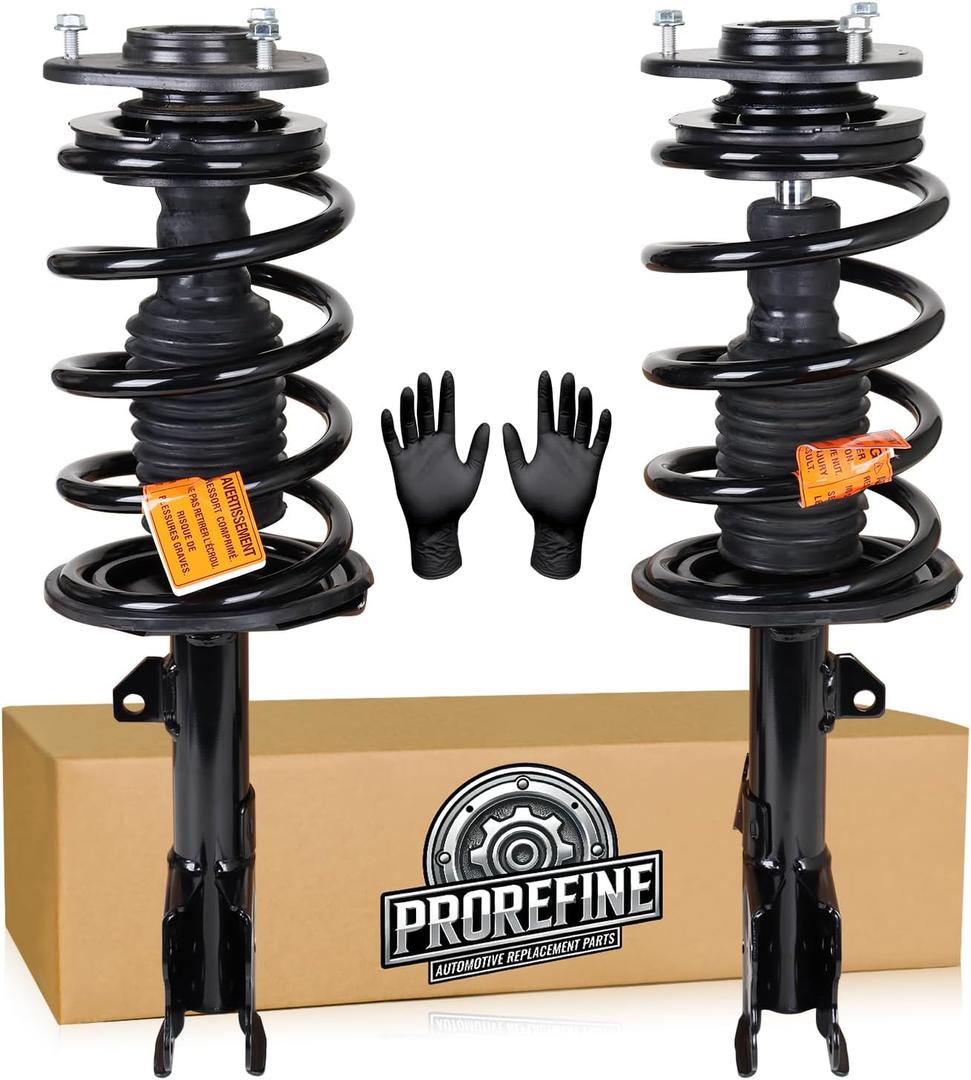 Upgraded Front Strut Shock Assembly w/Coil Spring Compatible with Toyota Prius 2004 2005 2006 2007 2008 2009 Replace 172357 172358