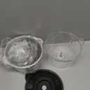 GANIZA Food Processors, Electric Food Chopper with Meat Grinder & Vegetable Chopper - 2 Bowls (8 Cup+8 Cup) with Powerful 450W Copper Motor - Includes 2 Sets of Bi-Level Blades for Fruits/Meat/Nuts (Black)