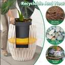 18 inch Round Planter Inserts with Drainage Holes,Flower Pot Filler Insert for Large Round Planters,Planter Fillers for Less Soil Needed Gardening Indoor & Outdoor Use