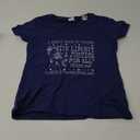 Womens I Didn't Grow Up Saying With Liberty And Justice For All V-Neck T-Shirt S Blue