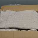 Bedsure Quilts Queen Size - Queen Quilt Bedding Set Bedspread Coverlet for Farmhouse Bedroom Decor, Lightweight Bedspread, 3-Piece Set with 90"x96" Coverlet & 2 Pillow Shams, All-Season Soft Comforter (02 - Light Beige (Solid Border))