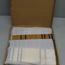 Art3d 4-Pack Glue-On Wall Panels, Wood Grain Texture Interior Wall Decor, 104"x12" Recycled Polystyrene Wainscoting Panels, Low Emission for Living Room Bedroom, Earth Sample