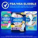 Always Ultra Thin, Size 3 Extra Heavy Long Absorbency, Multipack, with Wings, Unscented, 38 Count x 3 Packs (114 Count Total)