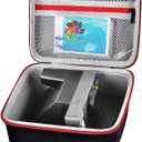 Portable Carrying Case Compatible with Polaroid Now 2nd/ for 3rd Generation I-Type Instant Camera/for Now/for Now+/ for OneStep 2 VF/for OneStep+ Instant Film with Mesh Pocket (Black), 7.3 x 5.9 x 4.7 inches