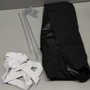 LazBlinds 100% Blackout Roller Shades, No Tools No Drill Cordless Blinds for Windows, Thermal Insulated UV Protection Privacy Window Shades for Bedroom (36''W x 72''H, Black)