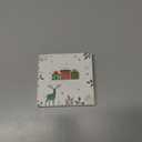 Stained Glass Wolf Christmas Ornament - Holiday Home Decor - Tree Decoration - Gift Exchange Idea