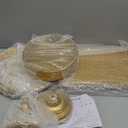 11 Pcs Gold Cake Stand Set for Wedding, Dessert Table Display Set for Birthday, Metal Square Serving Trays for Candy, Cupcake Pop Stand Holder Tower with Round Base for Celebration, The Platters for Party