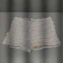 FOMELY Women's Ruffle Shorts Lace Bloomers Y2k Mini Shorts Bloomers for Women with Liner, Medium