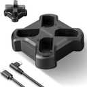 NEEWER LP-E6/LP-E6N/LP-E6NH/LP-E6P Four Channel Battery Charger with PD 45W Fast Charging, USB C Cable, Quad USB Charger Compatible with Canon EOS R5 Mark II 6D Mark II 5D Mark III 5D Mark IV, NW-P4