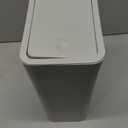 TIPGO Bathroom Trash Can with Lid, 10 Liter/ 2.6 Gallon Slim Garbage Can, Small Trash Bin Waste Basket with Pop-Up Lid for Kitchen, Bedroom, Living Room, Office (Grey)