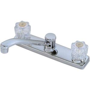 Homewerks 10-K82WNCH1B-Z Two Handle Kitchen Faucet, Chrome