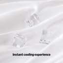 Amazon Basics Cooling Comforter, Temperature Regulating Blanket for Hot Sleepers, Summer & All Season Bedding, Lightweight, 90"x90", Queen, White