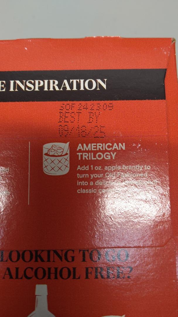 Old Fashioned 4pk 250ml, Best By 09/18/25