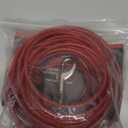 Tuff Pupper Dog Tie Out Cable 30 Feet | Dog Runner Cable for Yard 30 ft | Heavy Duty Lead | Water & Rust Resistant Industrial Strength Steel | 360 Degree No Tangle Swivel Clips