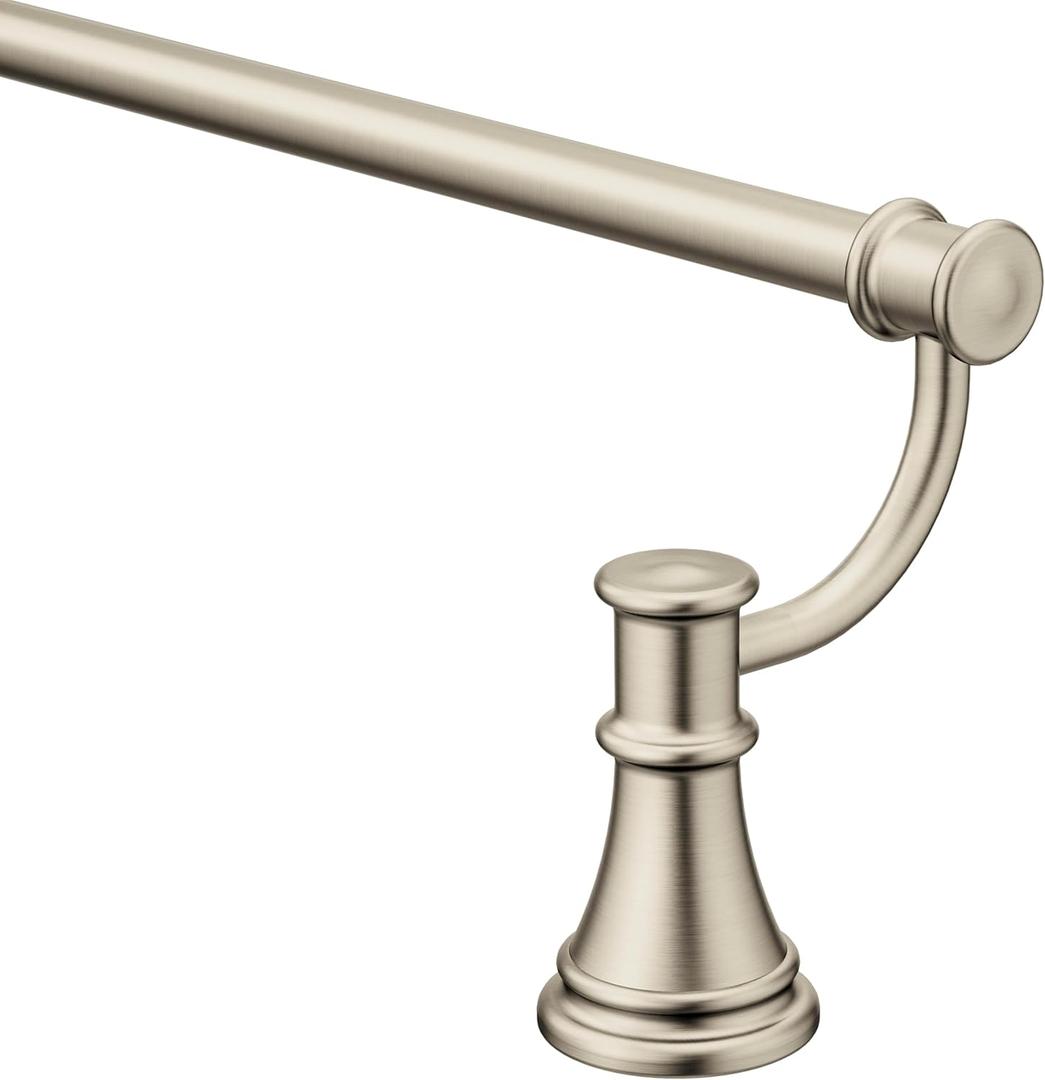 Moen YB6418BN Belfield 18-Inch Bathroom -Towel Bar, Brushed Nickel